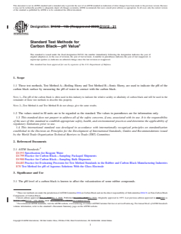 ASTM D1512-21 REDLINE ASTM D1512-21 - Standard Test Methods for Carbon Black—pH Value