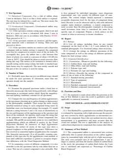 ASTM D2663-14(2019)e1 - Standard Test Methods for  Carbon Black—Dispersion in Rubber