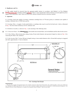 ASTM D1856-21 REDLINE ASTM D1856-21 - Standard Test Method for Recovery of Asphalt from Solution by Abson Method - Page 2 preview