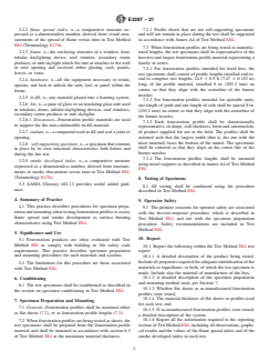 ASTM E3287-21 ASTM E3287-21 - Practice for Specimen Preparation of Fenestration Profiles Intended to Support Non-Combustible In-Fill Materials to Assess Surface Burning Characteristics - Page 2 preview