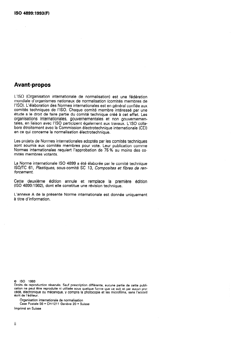 ISO 4899:1993 ISO 4899:1993 - Plastiques thermodurcissables renforcés au verre textile — Caractéristiques et méthodes d'essai
Released:11/25/1993 - Page 2 preview