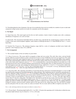 ASTM E1414/E1414M-21a REDLINE ASTM E1414/E1414M-21a - Standard Test Method for Airborne Sound Attenuation Between Rooms Sharing a Common Ceiling Plenum - Page 4 preview