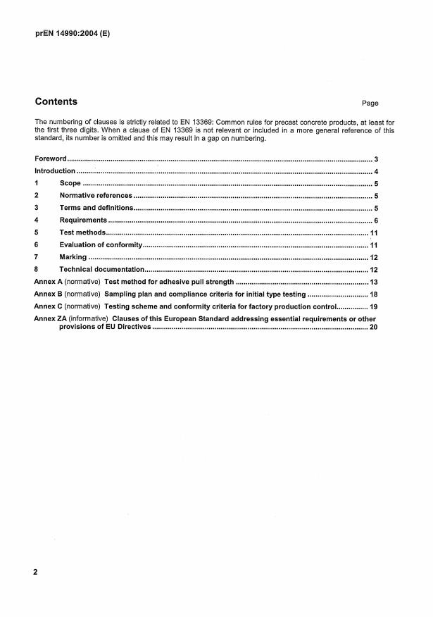 prEN 14990 prEN 14990:2004 - Page 4 preview