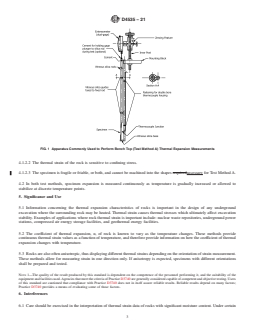 ASTM D4535-21 REDLINE ASTM D4535-21 - Standard Test Methods for Measurement of Thermal Expansion of Rock Using Dilatometer - Page 3 preview