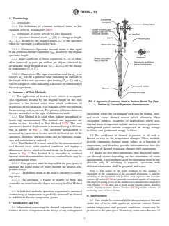 ASTM D4535-21 ASTM D4535-21 - Standard Test Methods for Measurement of Thermal Expansion of Rock Using Dilatometer - Page 2 preview