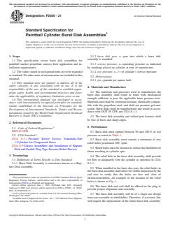 ASTM F2030-21 ASTM F2030-21 - Standard Specification for Paintball Cylinder Burst Disk Assemblies - Page 1 preview