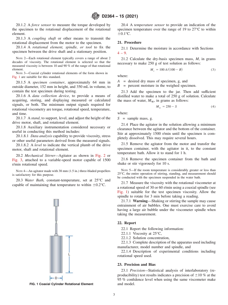 ASTM D2364-15(2021) - Standard Test Methods for Hydroxyethylcellulose