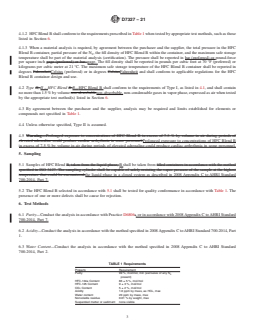 ASTM D7327-21 REDLINE ASTM D7327-21 - Standard Specification for HFC Blend B (CH<inf>2</inf>FCF<inf>3</inf>, CHF<inf>2</inf >CF<inf>3</inf>, and CO<inf>2</inf>) - Page 3 preview