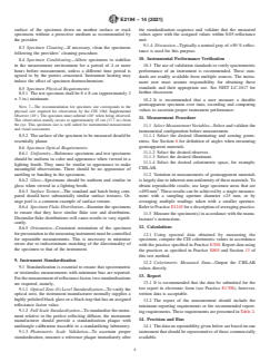 ASTM E2194-14(2021) ASTM E2194-14(2021) - Standard Test Method for Multiangle Color Measurement of Metal Flake Pigmented Materials - Page 4 preview