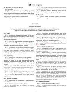 ASTM B115-10(2021) ASTM B115-10(2021) - Standard Specification for Electrolytic Copper Cathode - Page 3 preview
