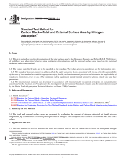 REDLINE ASTM D6556-21 - Standard Test Method for Carbon Black—Total and External Surface Area by Nitrogen  Adsorption