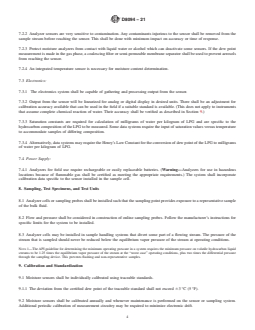 ASTM D8094-21 REDLINE ASTM D8094-21 - Standard Test Method for Determination of Water Content of Liquefied Petroleum Gases (LPG) Using an Online Electronic Moisture Analyzer - Page 4 preview
