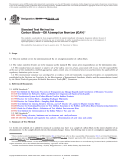 REDLINE ASTM D2414-21 - Standard Test Method for Carbon Black—Oil Absorption Number (OAN)