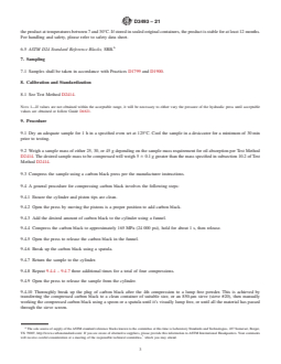 REDLINE ASTM D3493-21 - Standard Test Method for Carbon Black—Oil Absorption Number of Compressed Sample  (COAN)