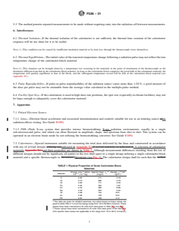 ASTM F526-21 REDLINE ASTM F526-21 - Standard Test Method for Using Calorimeters for Total Dose Measurements in Pulsed Linear Accelerator or Flash X-ray Machines - Page 3 preview