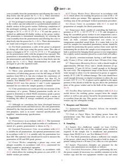 ASTM D217-21 - Standard Test Methods for  Cone Penetration of Lubricating Grease