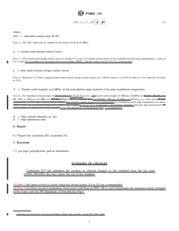 ASTM F1804-21 REDLINE ASTM F1804-21 - Standard Practice for Determining Allowable Tensile Load for Polyethylene (PE) Gas Pipe During Pull-In Installation - Page 3 preview
