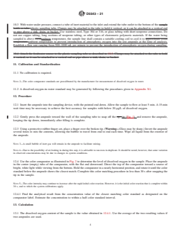 ASTM D5543-21 REDLINE ASTM D5543-21 - Standard Test Method for Low-Level Dissolved Oxygen in Water - Page 4 preview