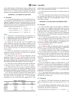 ASTM D3828-16a(2021) ASTM D3828-16a(2021) - Standard Test Methods for Flash Point by Small Scale Closed Cup Tester - Page 4 preview
