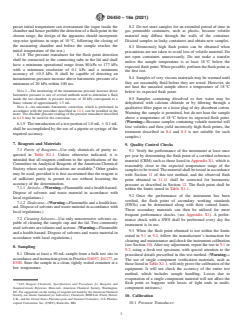 ASTM D6450-16a(2021) ASTM D6450-16a(2021) - Standard Test Method for Flash Point by Continuously Closed Cup (CCCFP) Tester - Page 3 preview