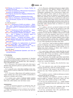 ASTM E3239-21 ASTM E3239-21 - Standard Guide for Using Statistical Process Control Principles for Routine Dosimetry in Radiation Processing - Page 2 preview