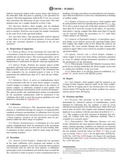 ASTM D6728-16(2021) ASTM D6728-16(2021) - Standard Test Method for Determination of Contaminants in Gas Turbine and Diesel Engine Fuel by Rotating Disc Electrode Atomic Emission Spectrometry - Page 4 preview