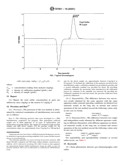 ASTM D7041-16(2021) ASTM D7041-16(2021) - Standard Test Method for Determination of Total Sulfur in Liquid Hydrocarbons and Hydrocarbon-Oxygenate Blends by Gas Chromatography with Flame Photometric Detection - Page 4 preview