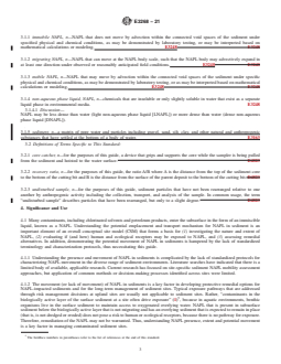 REDLINE ASTM E3268-21 - Standard Guide for NAPL Mobility and Migration in Sediment—Sample Collection,  Field Screening, and Sample Handling