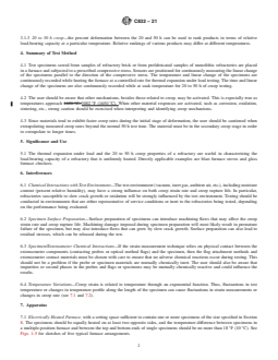 ASTM C832-21 REDLINE ASTM C832-21 - Standard Test Method for Measuring Thermal Expansion and Creep of Refractories Under Load - Page 2 preview