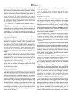 ASTM F2164-21 ASTM F2164-21 - Standard Practice for Field Leak Testing of Polyethylene (PE) and Crosslinked Polyethylene (PEX) Pressure Piping Systems Using Hydrostatic Pressure - Page 2 preview