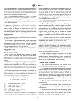 ASTM F2164-21 ASTM F2164-21 - Standard Practice for Field Leak Testing of Polyethylene (PE) and Crosslinked Polyethylene (PEX) Pressure Piping Systems Using Hydrostatic Pressure - Page 3 preview