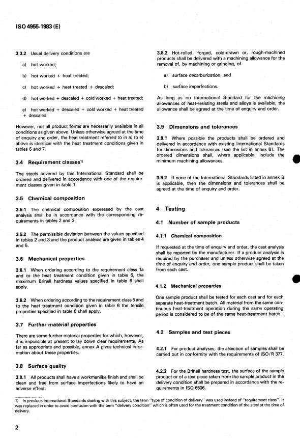 ISO 4955:1983 ISO 4955:1983 - Heat-resisting steels and alloys - Page 4 preview