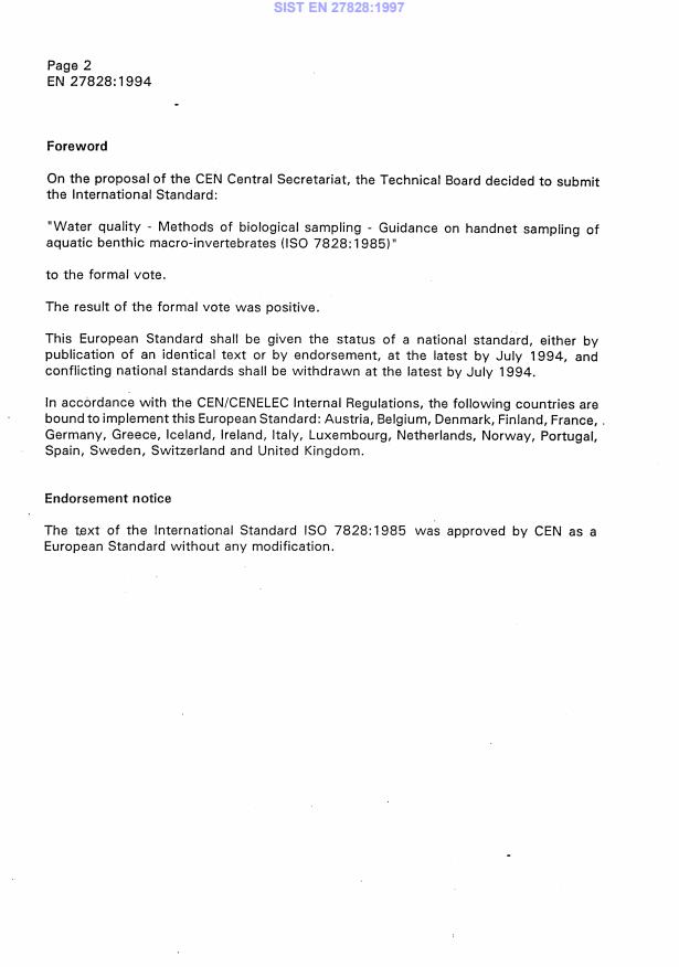 EN 27828:1994 EN 27828:1997 - Page 4 preview