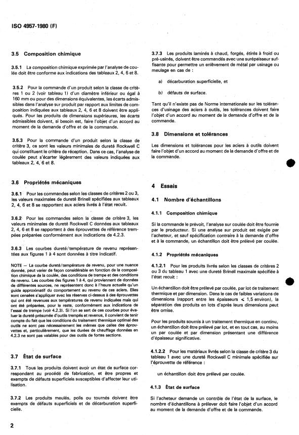 ISO 4957:1980 ISO 4957:1980 - Aciers a outils - Page 4 preview