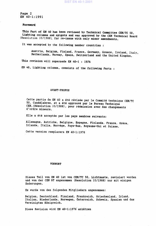 SIST EN 40-1:2001 SIST EN 40-1:2001 - Page 4 preview