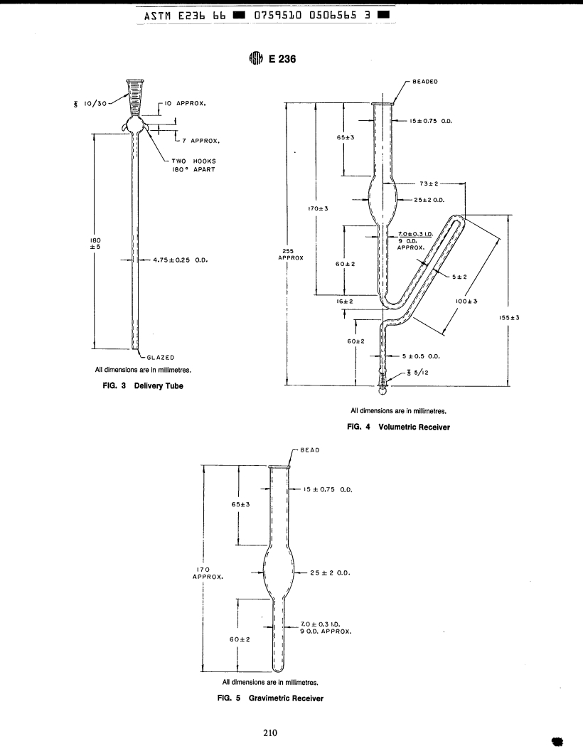 ASTM E236-66(1991) - Standard Specification for Apparatus For Microdetermination Of Alkoxyl Groups