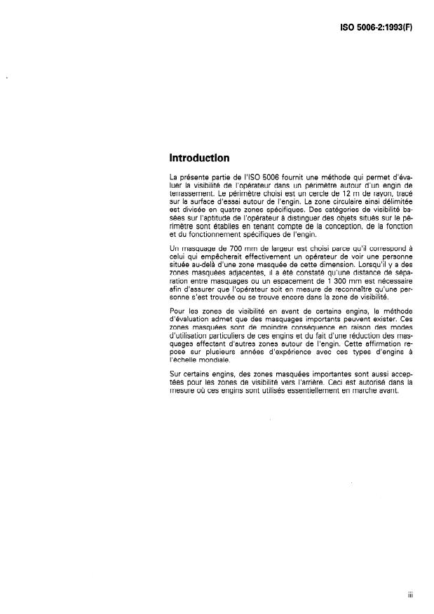 ISO 5006-2:1993 - Engins de terrassement -- Visibilité du conducteur