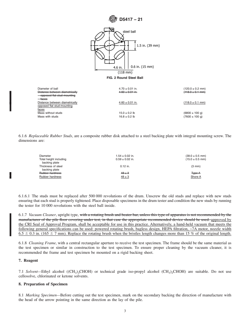 REDLINE ASTM D5417-21 - Standard Practice for  Operation of the Vettermann Drum Tester