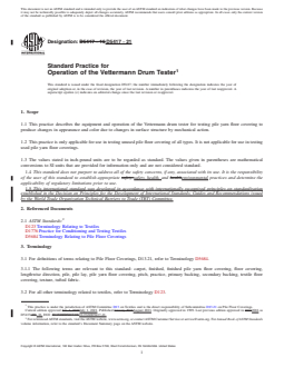 ASTM D5417-21 REDLINE ASTM D5417-21 - Standard Practice for Operation of the Vettermann Drum Tester - Page 1 preview