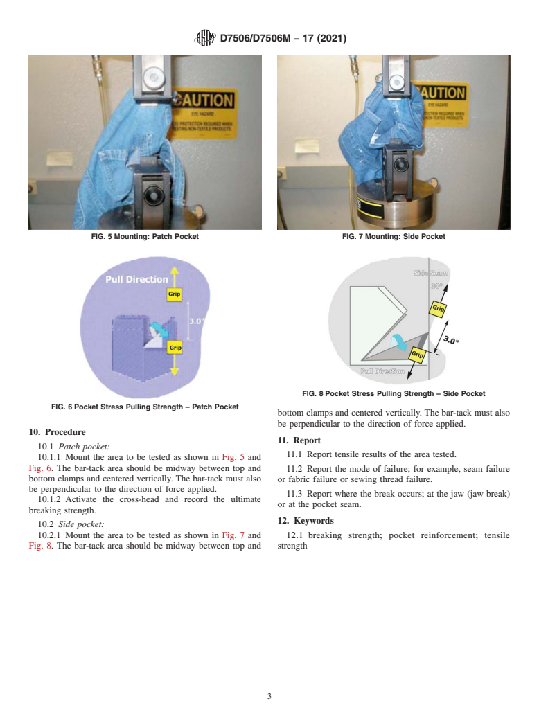 ASTM D7506/D7506M-17(2021) - Standard Test Method for Pocket Reinforcement