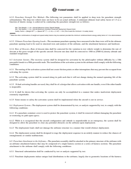 ASTM F3408/F3408M-21 REDLINE ASTM F3408/F3408M-21 - Standard Specification for Aircraft Emergency Parachute Recovery Systems - Page 4 preview
