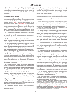 ASTM D8359-21 ASTM D8359-21 - Standard Test Method for Determining the In Situ Rock Deformation Modulus and Other Associated Rock Properties Using a Flexible Volumetric Dilatometer - Page 4 preview