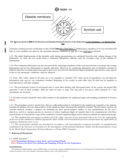 ASTM D8359-21 REDLINE ASTM D8359-21 - Standard Test Method for Determining the In Situ Rock Deformation Modulus and Other Associated Rock Properties Using a Flexible Volumetric Dilatometer - Page 3 preview