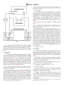 ASTM G100-89(2021) ASTM G100-89(2021) - Standard Test Method for Conducting Cyclic Galvanostaircase Polarization - Page 2 preview