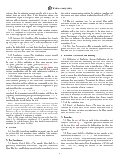 ASTM E1614-94(2021) ASTM E1614-94(2021) - Standard Guide for Procedure for Measuring Ionizing Radiation-Induced Attenuation in Silica-Based Optical Fibers and Cables for Use in Remote Fiber-Optic Spectroscopy and Broadband Systems - Page 3 preview