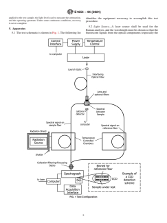 ASTM E1654-94(2021) ASTM E1654-94(2021) - Standard Guide for Measuring Ionizing Radiation-Induced Spectral Changes in Optical Fibers and Cables for Use in Remote Raman FiberOptic Spectroscopy - Page 2 preview