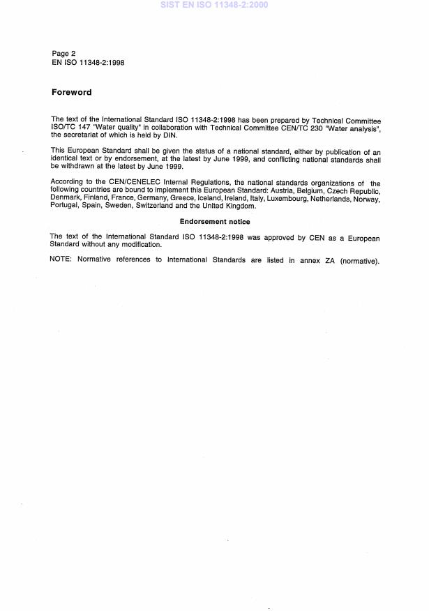 EN ISO 11348-2:1998 EN ISO 11348-2:2000 - Page 4 preview