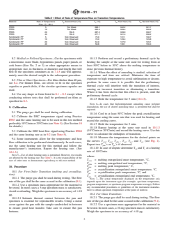 ASTM D3418-21 - Standard Test Method for  Transition Temperatures and Enthalpies of Fusion and Crystallization  of Polymers by Differential Scanning Calorimetry