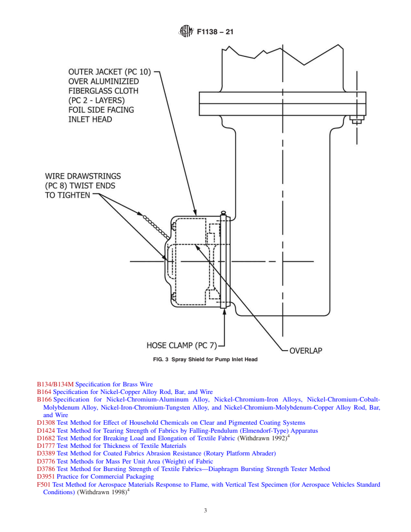 REDLINE ASTM F1138-21 - Standard Specification for  Spray Shields for Mechanical Joints