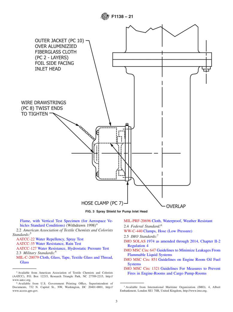 ASTM F1138-21 - Standard Specification for  Spray Shields for Mechanical Joints